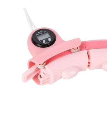 FH02 розовый хула-хуп с грузиком и счётчиком, в наличии