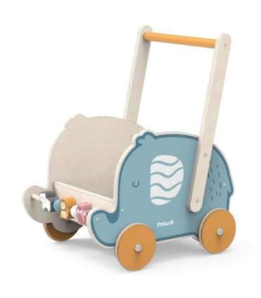 VIGA PolarB деревянная 2-в-1 ходунки и каталка — слоник