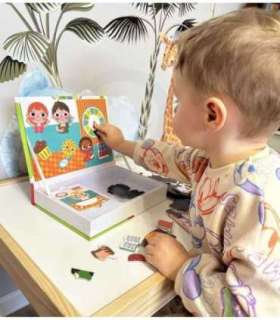 TOOKY TOY Puidust magnetiline puslekarp