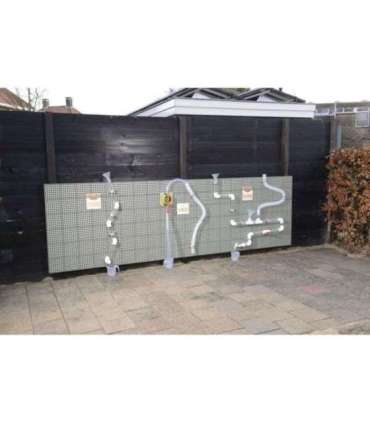 MASTERKIDZ seinapaneel - loominguline STEM teadustahvel välitingimiseks + paigalduspaneel, 120x80 cm