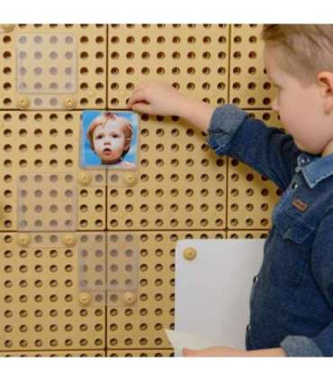 MASTERKIDZ Прозрачный карман для фотографий и карт, 6 шт.