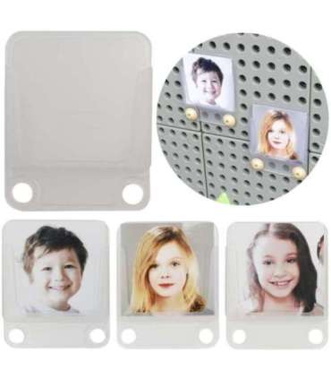 MASTERKIDZ Прозрачный карман для фотографий и карт, 6 шт.