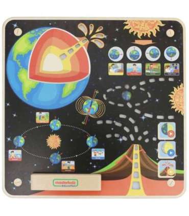 MASTERKIDZ Montessori обучающая доска «Земля»