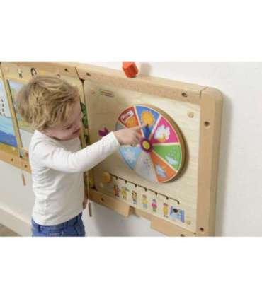 MASTERKIDZ Tablica Edukacyjna Pogoda