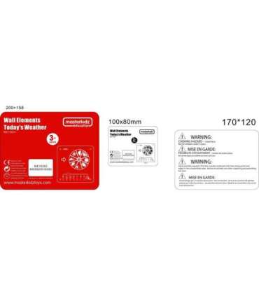MASTERKIDZ Tablica Edukacyjna Pogoda
