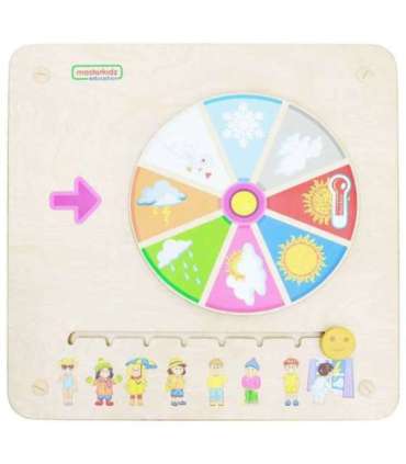 MASTERKIDZ Tablica Edukacyjna Pogoda