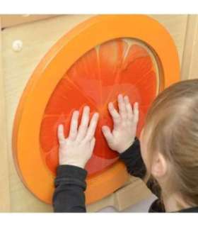MASTERKIDZ Tablica Edukacyjna Sensoryczna Pomarańcza