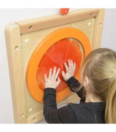 MASTERKIDZ Tablica Edukacyjna Sensoryczna Pomarańcza