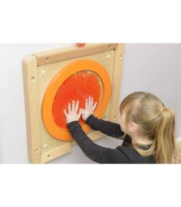MASTERKIDZ Tablica Edukacyjna Sensoryczna Pomarańcza