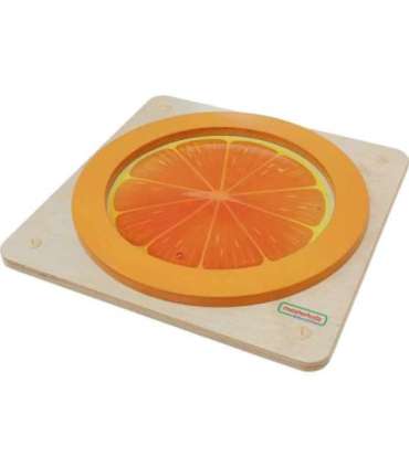 MASTERKIDZ Tablica Edukacyjna Sensoryczna Pomarańcza