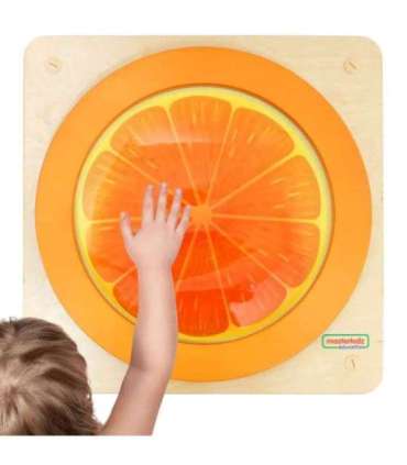 MASTERKIDZ Tablica Edukacyjna Sensoryczna Pomarańcza