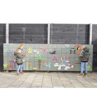 MASTERKIDZ настенная панель: научная доска, креативная STEM-доска для улицы, комплект 2 шт