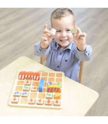 MASTERKIDZ Varajane programmeerimise õpe Loogikamäng: Leia tee juustuni!