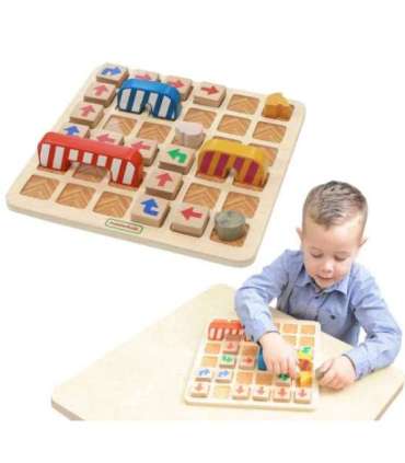 MASTERKIDZ Varajane programmeerimise õpe Loogikamäng: Leia tee juustuni!