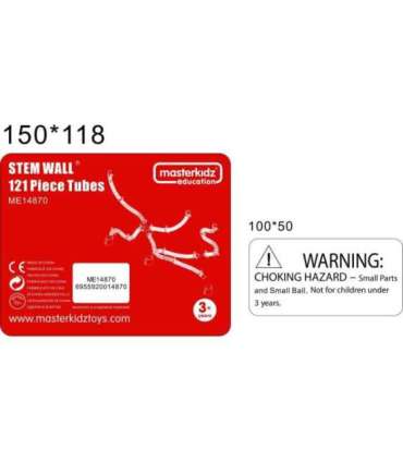 MASTERKIDZ torude süsteem tahvlile STEM, 121 elementi