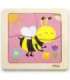 VIGA Poręczne Drewniane Puzzle Pszczoła