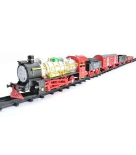 WOOPIE Классический электрический поезд — набор с рельсами, звуком и светом +29 аксессуаров