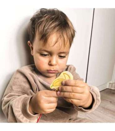 CLASSIC WORLD puidust nöörimishelmed - puuviljad, 13 tk