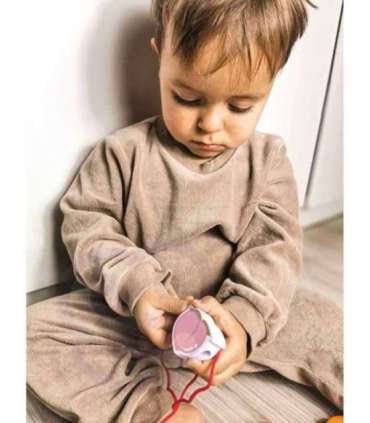 CLASSIC WORLD puidust nöörimishelmed - puuviljad, 13 tk