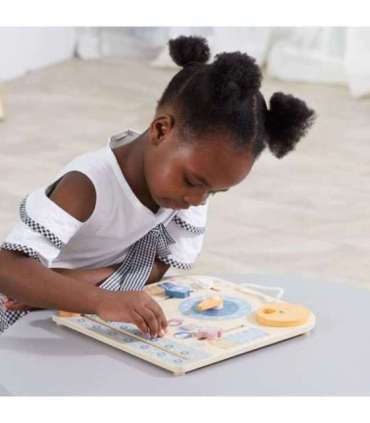 VIGA PolarB деревянный календарь и часы Монтессори