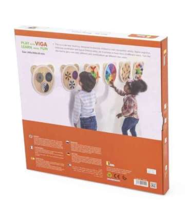 VIGA деревянная цветная доска, сертификат FSC, Монтессори