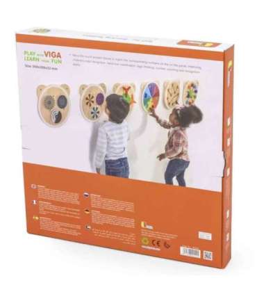 VIGA puidust tahvel 'Sobita numbrid', FSC-sertifitseeritud, Montessori