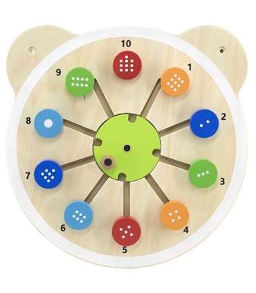 VIGA puidust tahvel 'Sobita numbrid', FSC-sertifitseeritud, Montessori