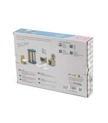 VIGA PolarB Zestaw Mebelków do Domku dla Lalek  Łazienka