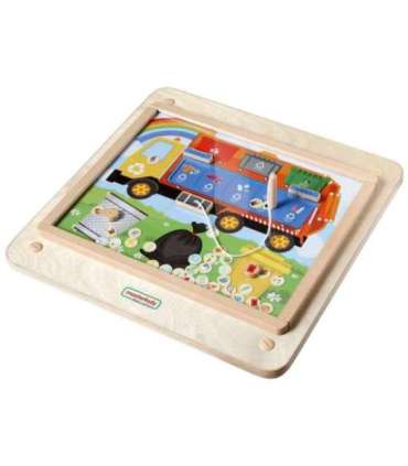 MASTERKIDZ Монтессори обучающая доска — сортировка отходов