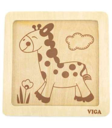 VIGA käepärane puidust pusle - kaelkirjak
