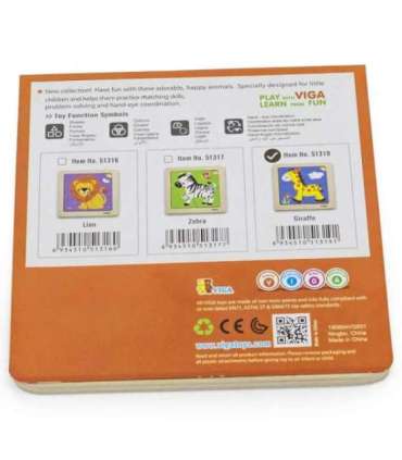 VIGA käepärane puidust pusle - kaelkirjak