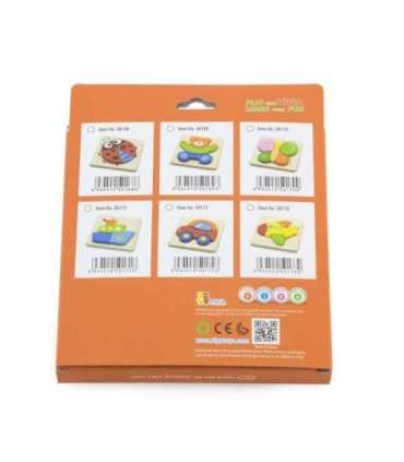 VIGA Первые деревянные пазлы для малыша - Мишка