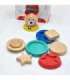 TOOKY TOY Деревянная пирамидка с фигурками (мишка), 11 деталей.