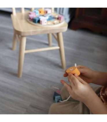 VIGA PolarB Sorter Kształtów Zegar nawlekanka Montessori