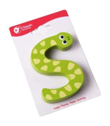 CLASSIC WORLD деревянная буква S