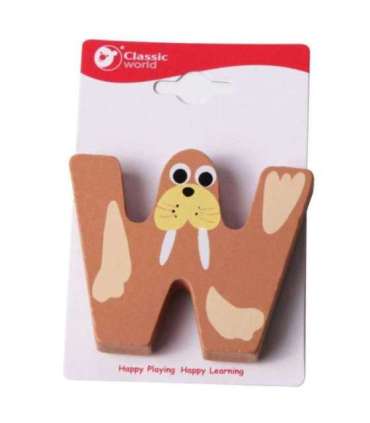 CLASSIC WORLD деревянная буква W