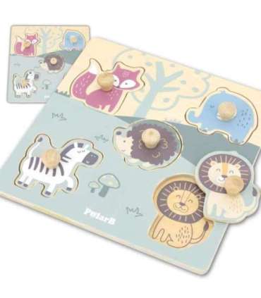 VIGA PolarB puidust loomapusled tihvtidega