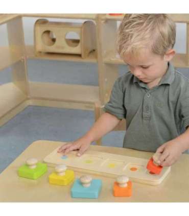 MASTERKIDZ Montessori pusle suuruste ja värvide õppimiseks