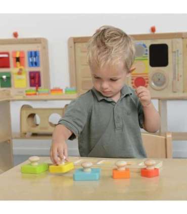 MASTERKIDZ Montessori pusle suuruste ja värvide õppimiseks