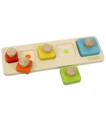 MASTERKIDZ Montessori pusle suuruste ja värvide õppimiseks