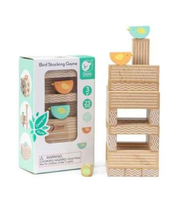 CLASSIC WORLD Обучающая игра – составление птиц из кубиков, 23 шт.