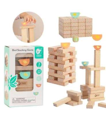 CLASSIC WORLD Обучающая игра – составление птиц из кубиков, 23 шт.