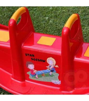 WOOPIE STAR mitmeistmeline tasakaalukiik, punane