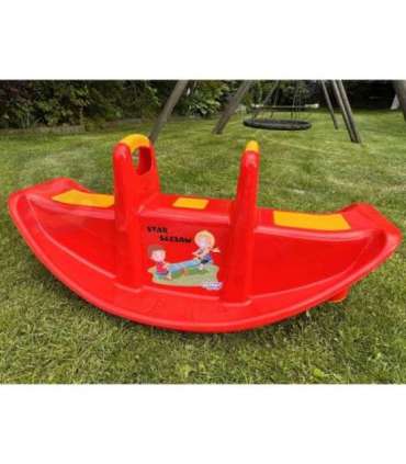 WOOPIE STAR mitmeistmeline tasakaalukiik, punane