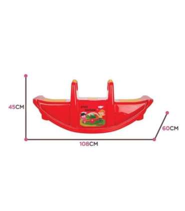 WOOPIE STAR mitmeistmeline tasakaalukiik, punane