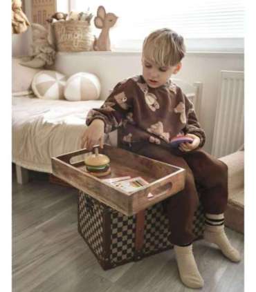 WOOPIE GREEN puidust burger-restoran pusle lastele, 15 osa. FSC-sertifikaat