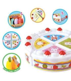 WOOPIE Торт на день рождения и фрукты для нарезки со сладостями