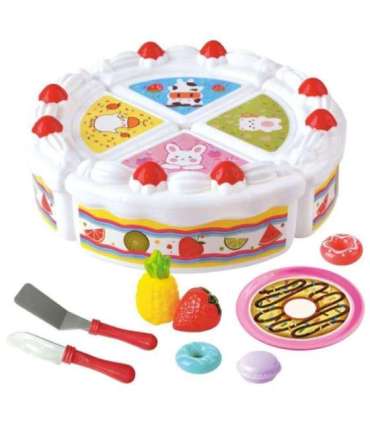 WOOPIE Торт на день рождения и фрукты для нарезки со сладостями