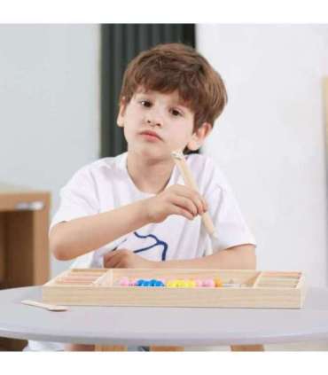 VIGA puidust kuulimäng 'Püüa ja sobita' Montessori pusle