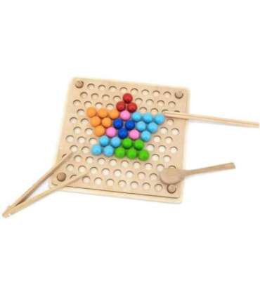 VIGA puidust kuulimäng 'Püüa ja sobita' Montessori pusle